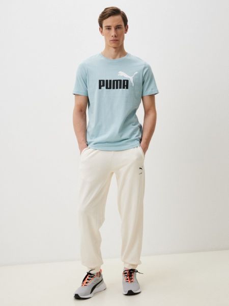 Спортивные штаны Puma бежевые