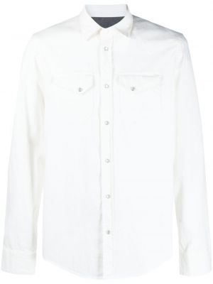Camisa con botones Dondup blanco