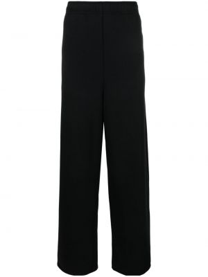 Sportovní kalhoty s výšivkou relaxed fit Mm6 Maison Margiela černé