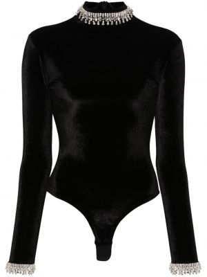 Bodi s kristali Atu Body Couture črna