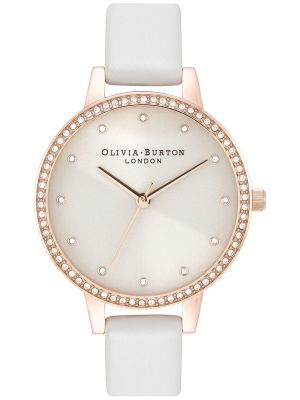 Классические часы с кожаным ремешком Olivia Burton