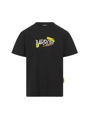 Koszulka bawełniana Barrow czarna