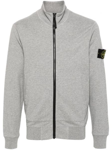 Puuvilla fleecepaita Stone Island harmaa