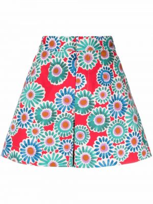 Floral shorts La Doublej rød