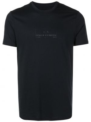 T-shirt Armani Exchange blå