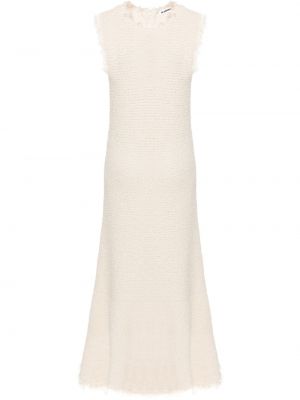 Μάξι φόρεμα Jil Sander λευκό