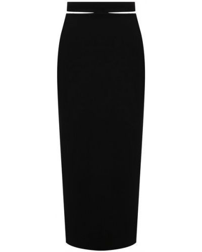 Шерстяная юбка Jacquemus, черная