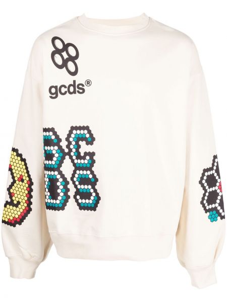 Trykt bomull sweatshirt Gcds