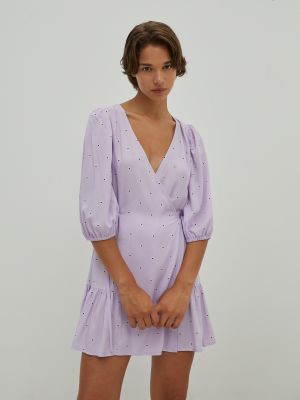 Mini šaty Edited fialová