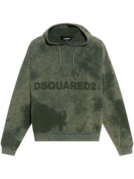 Jakarlı hoodie Dsquared2 yeşil