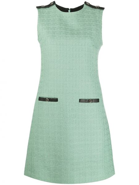 Pletené šaty Salvatore Ferragamo zelené