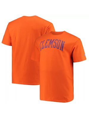 Мужская футболка с логотипом Clemson Tigers Big & Tall Arch Team Champion оранжевая