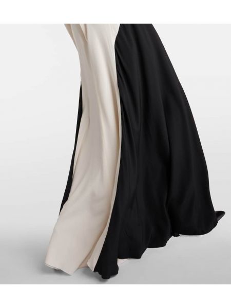 Hedvábné dlouhé šaty Victoria Beckham