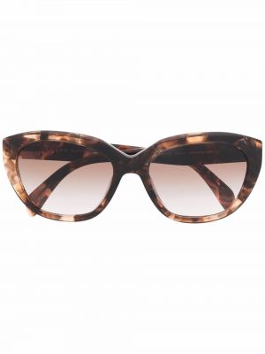 Overdimensjonert briller Prada Eyewear brun