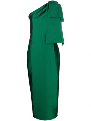Midi haljina s mašnom Bernadette zelena