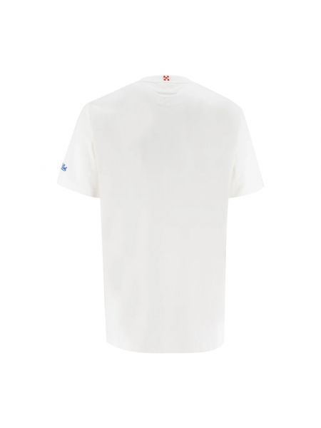 Camiseta a rayas Mc2 Saint Barth blanco