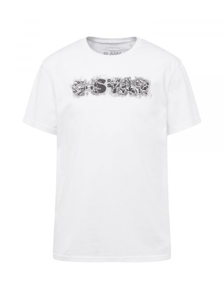 Marškinėliai su nubrozdinimais su žvaigždės raštu G-star Raw