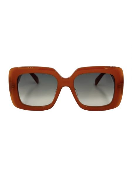 Elegante gafas de sol de cristal Celine naranja