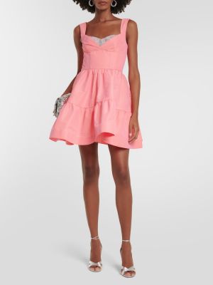 Φόρεμα με πετραδάκια Rebecca Vallance ροζ