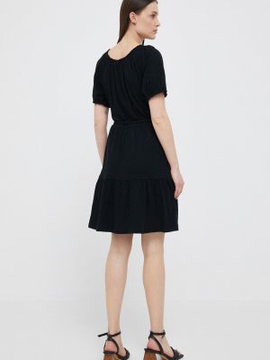 Pamučna mini haljina Gap crna