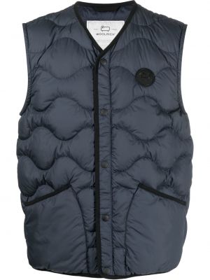 Vattert vest Woolrich blå