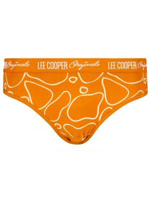 Hlačke Lee Cooper oranžna