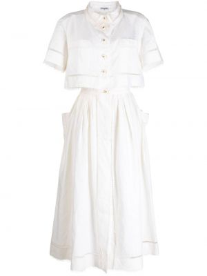 Sukňa Chanel Pre-owned biela
