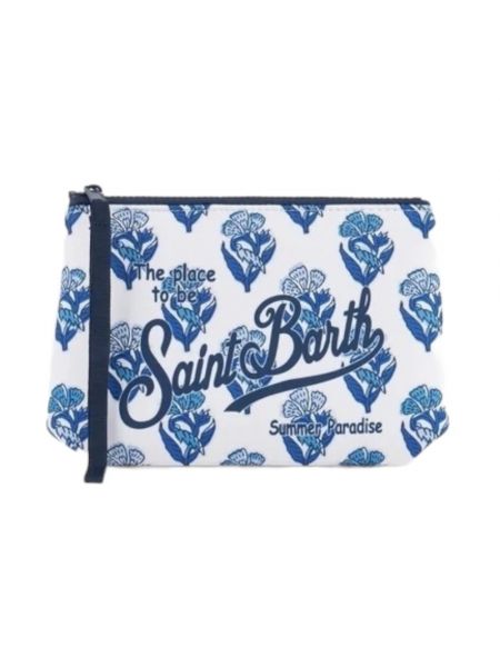 Neopren clutch mit taschen Mc2 Saint Barth blau