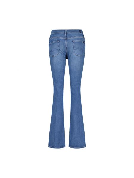 Bootcut jeans mit reißverschluss ausgestellt mit taschen 7 For All Mankind blau