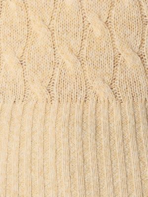Sweter z kaszmiru Loro Piana żółty