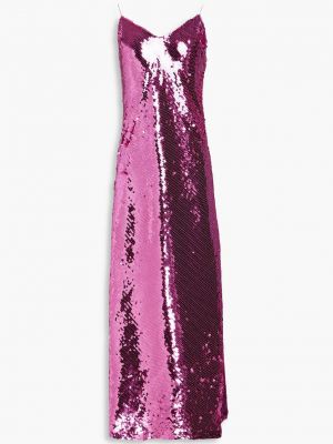 Шифоновое длинное платье с пайетками Ronny Kobo