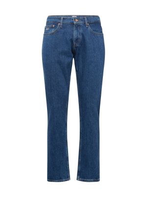 Slim fit priliehavé džínsy s rovným strihom Tommy Jeans modrá