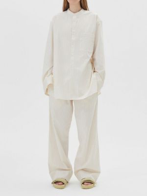 Chemise de nuit avec manches longues Birkenstock Tekla blanc