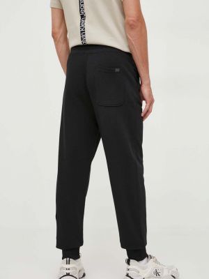 Bavlněné sportovní kalhoty United Colors Of Benetton černé