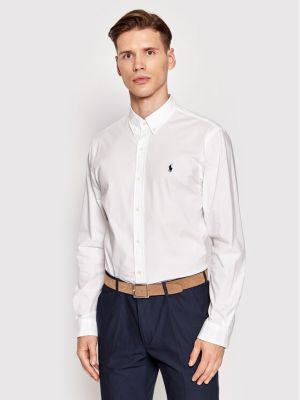 Marškiniai slim fit Polo Ralph Lauren balta