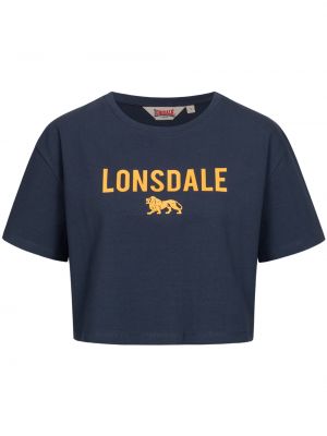 Koszulka oversize Lonsdale niebieska