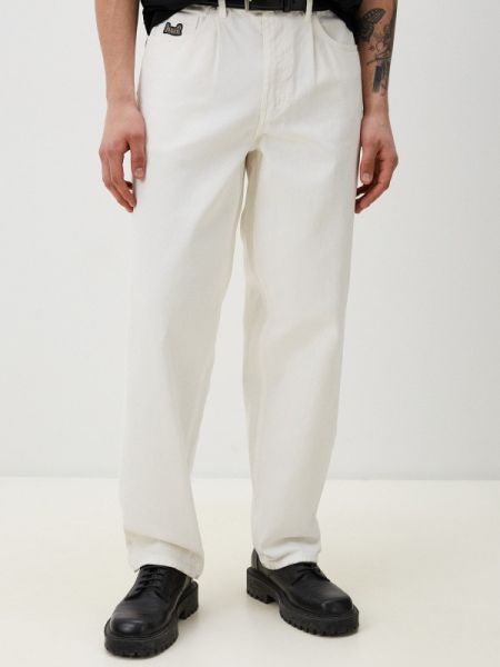 Прямые джинсы Huf белые