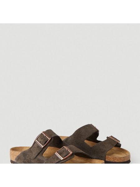Sandalias de ante Birkenstock marrón