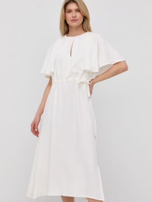 Midi haljina oversized Liviana Conti bijela