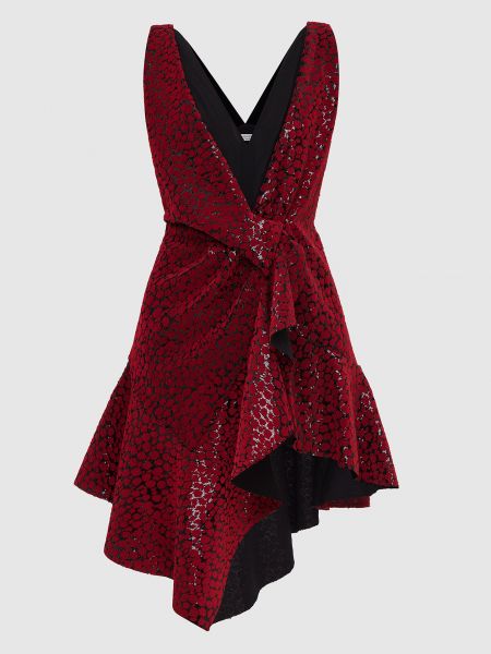 Коктейльна сукня з паєтками Philosophy Di Lorenzo Serafini червона