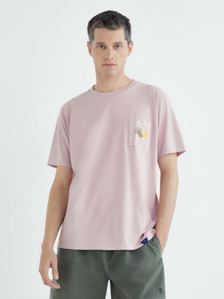 Camiseta con estampado Kiff-kiff rosa