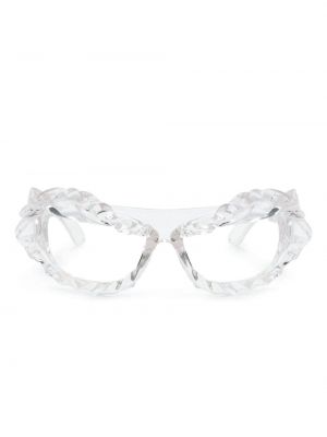 Białe okulary przeciwsłoneczne Ottolinger