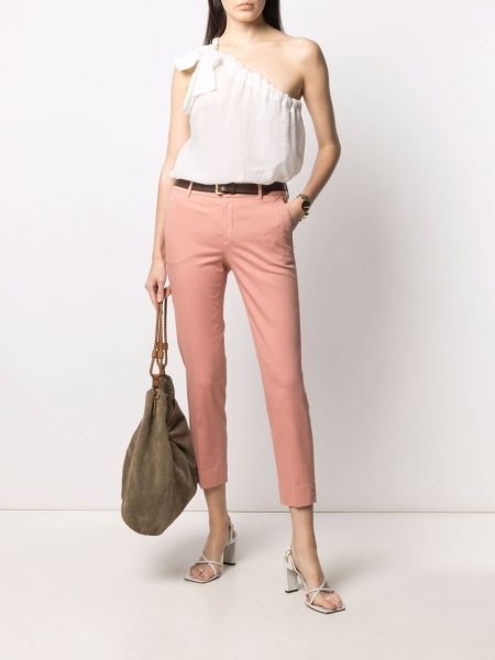 Pantalones slim fit Pt01 rosa
