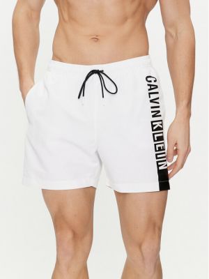 Hlače Calvin Klein Swimwear bijela