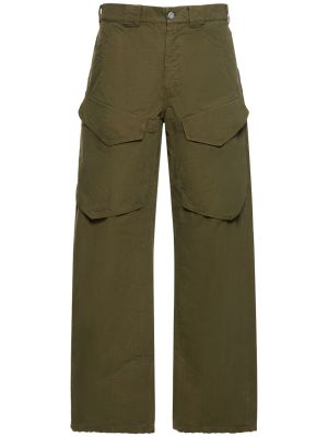 Pantaloni cargo di cotone Objects Iv Life verde