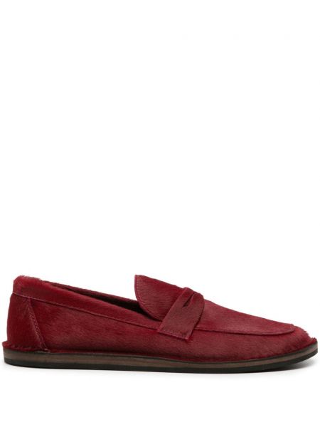Pantofi loafer The Row roșu
