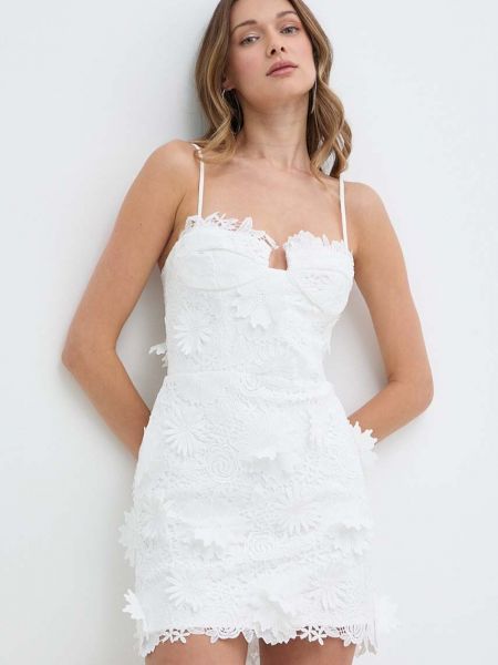 Mini haljina Bardot bijela