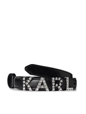 Pas Karl Lagerfeld črna