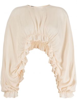 Ruffle crop top Pinko