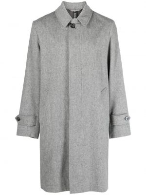 Vlnený kabát Mackintosh sivá